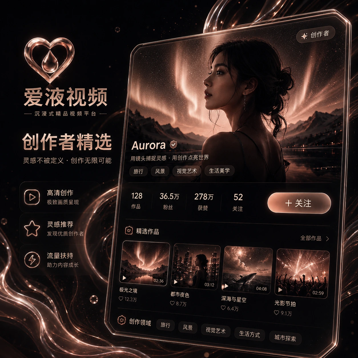 爱液视频创作者生活影像展示